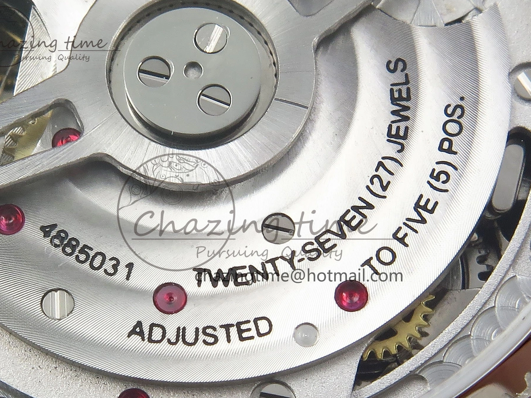 MIROTIME 0412 Casual Portuguese Chrono IW3716 Z+F 1:1 Best Edition White Dial on Blue Rubber Strap A 7016